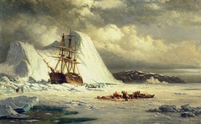 Icebound Ship by William Bradford